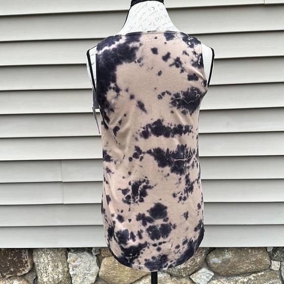 FOR THE REPUBLIC DENIM Tie Dye Cotton Tank Top - Picture 5 of 12